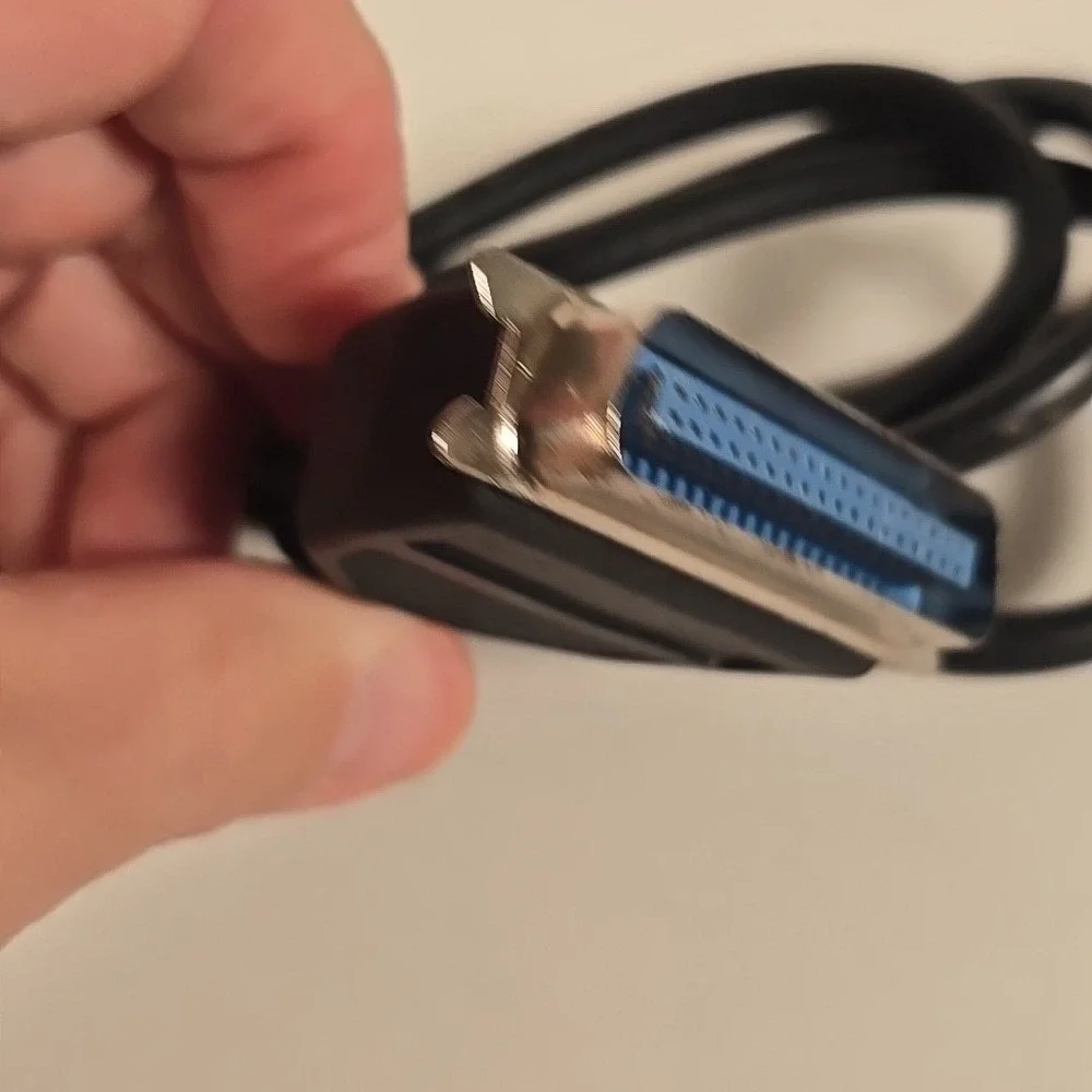 6FT 25-Pin Male to Female Parallel‎ Port Cable Cord Straight Molded